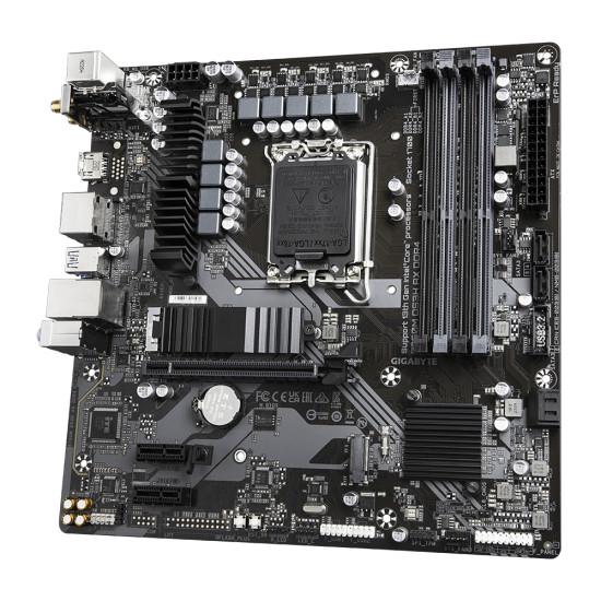 Mainboard|GIGABYTE|Intel B760 Express|LGA1700|Micro-ATX|Memory DDR4|Memory slots 4|2xPCI-Express 3.0 1x|1xPCI-Express 4.0 16x|2xM.2|1xHDMI|2xDisplayPort|2xAudio-In|1xAudio-Out|2xUSB 2.0|3xUSB 3.2|1xUSB-C|1xPS/2|1xRJ45|2xRF-Out|B760MDS3HAXDDR41.2 Mainboard|GIGABYTE|Intel B760 Express|LGA1700|Micro-ATX|Memory DDR4|Memory slots 4|2xPCI-Express 3.0 1x|1xPCI-Express 4.0 16x|2xM.2|1xHDMI|2xDisplayPort|2xAudio-In|1xAudio-Out|2xUSB 2.0|3xUSB 3.2|1xUSB-C|1xPS/2|1xRJ45|2xRF-Out|B760MDS3HAXDDR41.2