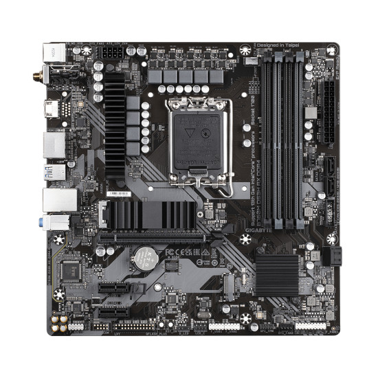 Mainboard|GIGABYTE|Intel B760 Express|LGA1700|Micro-ATX|Memory DDR4|Memory slots 4|2xPCI-Express 3.0 1x|1xPCI-Express 4.0 16x|2xM.2|1xHDMI|2xDisplayPort|2xAudio-In|1xAudio-Out|2xUSB 2.0|3xUSB 3.2|1xUSB-C|1xPS/2|1xRJ45|2xRF-Out|B760MDS3HAXDDR41.2 Mainboard|GIGABYTE|Intel B760 Express|LGA1700|Micro-ATX|Memory DDR4|Memory slots 4|2xPCI-Express 3.0 1x|1xPCI-Express 4.0 16x|2xM.2|1xHDMI|2xDisplayPort|2xAudio-In|1xAudio-Out|2xUSB 2.0|3xUSB 3.2|1xUSB-C|1xPS/2|1xRJ45|2xRF-Out|B760MDS3HAXDDR41.2