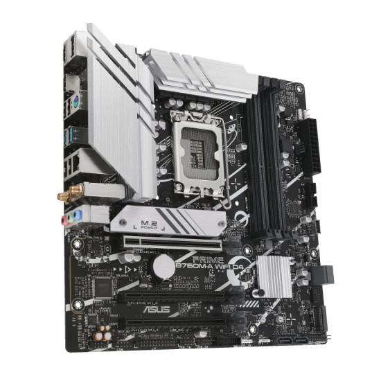 Mainboard|ASUS|Intel B760 Express|LGA1700|Micro-ATX|Memory DDR4|Memory slots 4|3xPCI-Express 4.0 16x|2xM.2|2xHDMI|1xDisplayPort|4xUSB 2.0|2xUSB 3.2|1xPS/2|1xRJ45|3xAudio port|PRIMEB760M-AWIFID4 Mainboard|ASUS|Intel B760 Express|LGA1700|Micro-ATX|Memory DDR4|Memory slots 4|3xPCI-Express 4.0 16x|2xM.2|2xHDMI|1xDisplayPort|4xUSB 2.0|2xUSB 3.2|1xPS/2|1xRJ45|3xAudio port|PRIMEB760M-AWIFID4