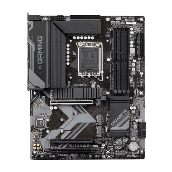 Mainboard|GIGABYTE|Intel B760 Express|LGA1700|ATX|Memory DDR5|Memory slots 4|2xPCI-Express 3.0 16x|1xPCI-Express 4.0 16x|3xM.2|1xHDMI|1xDisplayPort|5xUSB 2.0|2xUSB 3.2|1xUSB-C|1xRJ45|6xAudio port|B760GAMINGX Mainboard|GIGABYTE|Intel B760 Express|LGA1700|ATX|Memory DDR5|Memory slots 4|2xPCI-Express 3.0 16x|1xPCI-Express 4.0 16x|3xM.2|1xHDMI|1xDisplayPort|5xUSB 2.0|2xUSB 3.2|1xUSB-C|1xRJ45|6xAudio port|B760GAMINGX