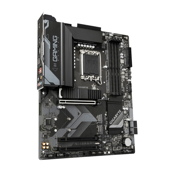 Mainboard|GIGABYTE|Intel B760 Express|LGA1700|ATX|Memory DDR5|Memory slots 4|2xPCI-Express 3.0 16x|1xPCI-Express 4.0 16x|3xM.2|1xHDMI|1xDisplayPort|5xUSB 2.0|2xUSB 3.2|1xUSB-C|1xRJ45|6xAudio port|B760GAMINGX Mainboard|GIGABYTE|Intel B760 Express|LGA1700|ATX|Memory DDR5|Memory slots 4|2xPCI-Express 3.0 16x|1xPCI-Express 4.0 16x|3xM.2|1xHDMI|1xDisplayPort|5xUSB 2.0|2xUSB 3.2|1xUSB-C|1xRJ45|6xAudio port|B760GAMINGX