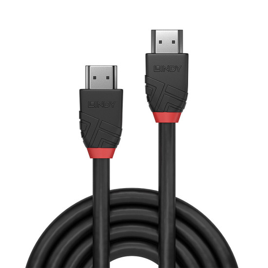 Lindy 0.5m 8K60Hz HDMI Cable, Black Line Lindy 0.5m 8K60Hz HDMI Cable, Black Line