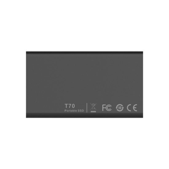 External SSD|DAHUA|1TB|USB-C|Write speed 490 MBytes/sec|Read speed 510 MBytes/sec|PSSD-T70-1TB