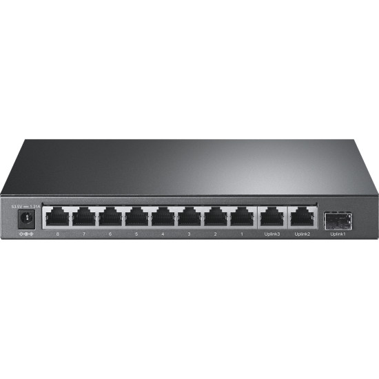 TP-Link 8-Port 10/100Mbps + 3-Port Gigabit Desktop Switch with 8-Port PoE+ TP-Link 8-Port 10/100Mbps + 3-Port Gigabit Desktop Switch with 8-Port PoE+