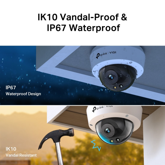 TP-Link VIGI 4MP Full-Color Dome Network Camera TP-Link VIGI 4MP Full-Color Dome Network Camera