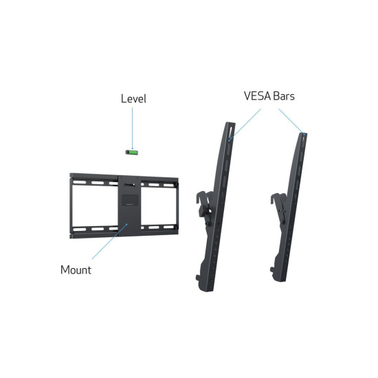 Multibrackets M Universal Tilt Wallmount Black Medium Multibrackets M Universal Tilt Wallmount Black Medium