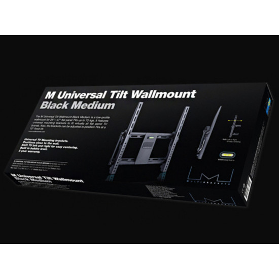 Multibrackets M Universal Tilt Wallmount Black Medium Multibrackets M Universal Tilt Wallmount Black Medium