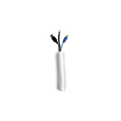 M Universal Cable Sock Self Wrapping 19mm White 25m