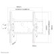Neomounts PLASMA-W200 TV mount wall 37-85" - tiltable