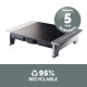 Fellowes Computer Monitor Stand with 5 Height Adjustments - Office Suites Monitor Riser with Storage Tray - Ergonomic Adjustable Monitor Stand for Computers - Max Weight 36KG/Max Size 28" - Graphite Fellowes Computer Monitor Stand with 5 Height Adjustments - Office Suites Monitor Riser with Storage Tray - Ergonomic Adjustable Monitor Stand for Computers - Max Weight 36KG/Max Size 28" - Graphite