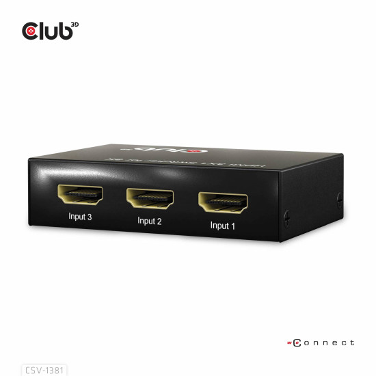 3 to 1 HDMI™ 8K60Hz/4K120Hz Switch