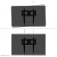 Neomounts WL30-750BL14 Heavy duty wall mount 32-75" - fixed - lockable - fast installation - TÜV