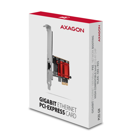 Axagon PCEE-GIX network card Internal Ethernet 1000 Mbit/s Axagon PCEE-GIX network card Internal Ethernet 1000 Mbit/s