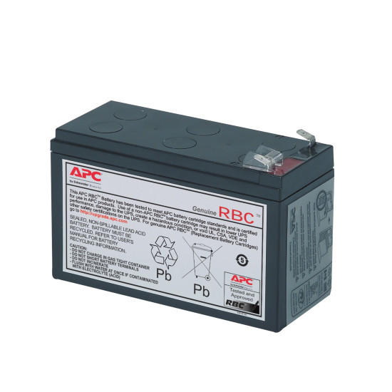 APC Replacement Battery Cartridge, VRLA battery, 9Ah, 12VDC, 2-year warranty APC Replacement Battery Cartridge, VRLA battery, 9Ah, 12VDC, 2-year warranty