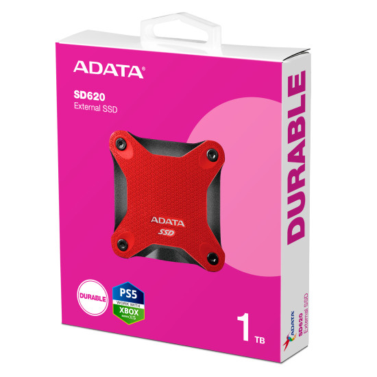 External SSD|ADATA|SD620|1TB|USB 3.2|Write speed 460 MBytes/sec|Read speed 520 MBytes/sec|SD620-1TCRD External SSD|ADATA|SD620|1TB|USB 3.2|Write speed 460 MBytes/sec|Read speed 520 MBytes/sec|SD620-1TCRD