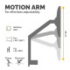 Fellowes Monitor Arm - Platinum Series Monitor Mount for 8KG 40 Inch Screens - Adjustable Monitor Desk Mount - Tilt 45° Pan 180° Swivel 360° Rotation 360°, VESA 75 x 75/100 x 100 - Black Fellowes Monitor Arm - Platinum Series Monitor Mount for 8KG 40 Inch Screens - Adjustable Monitor Desk Mount - Tilt 45° Pan 180° Swivel 360° Rotation 360°, VESA 75 x 75/100 x 100 - Black
