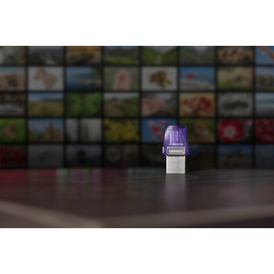 Kingston Technology DataTraveler 256GB microDuo 3C 200MB/s dual USB-A + USB-C Kingston Technology DataTraveler 256GB microDuo 3C 200MB/s dual USB-A + USB-C