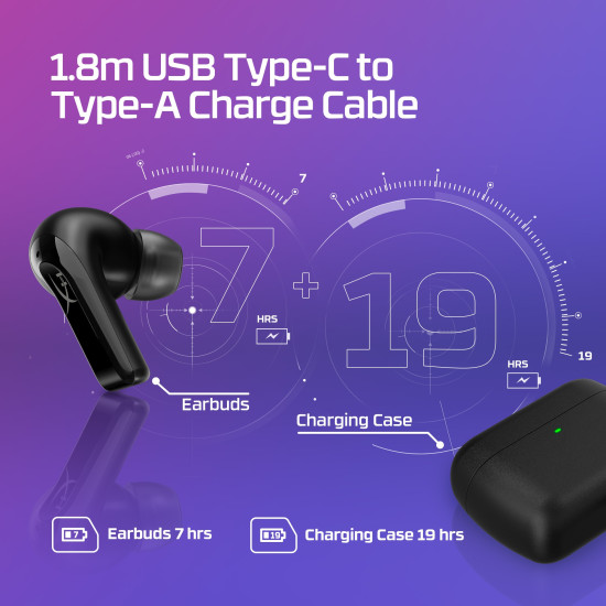 HyperX Cloud MIX Buds 2 Wireless Headphones (Black) HyperX Cloud MIX Buds 2 Wireless Headphones (Black)