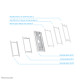 Neomounts WL15-650WH1 Tablet wall mount 9.7-11" - lockable Neomounts WL15-650WH1 Tablet wall mount 9.7-11" - lockable
