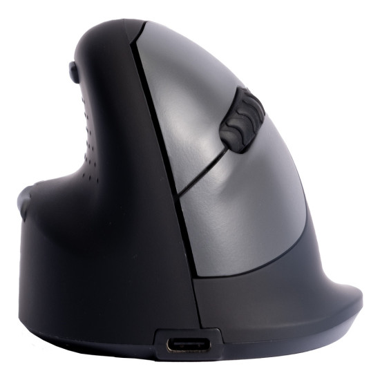 R-Go Tools Ergonomic mouse R-Go HE Break with break software, medium (hand size 165-185 mm), left-handed, Bluetooth, black R-Go Tools Ergonomic mouse R-Go HE Break with break software, medium (hand size 165-185 mm), left-handed, Bluetooth, black