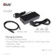 The CSV-1562 is an USB3.2 Gen1 Type-C Universal Triple 4K30Hz Charging Docking Station and is DisplayLink® Certified. The Universal Charging Dock