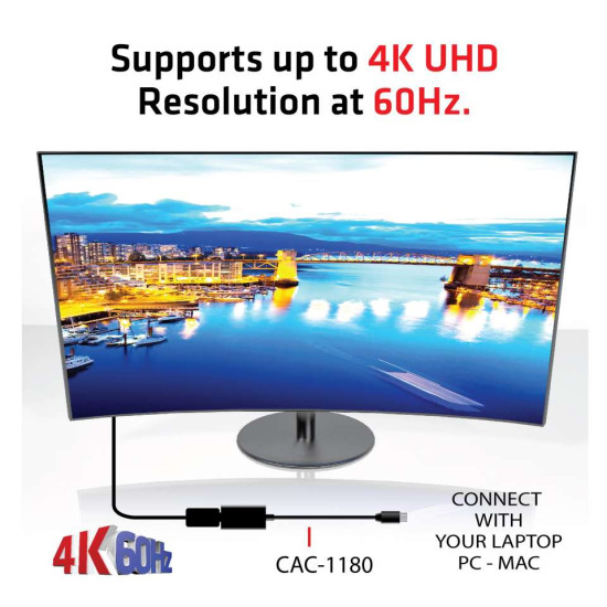 Mini DisplayPort 1.4 to HDMI 2.0b HDR Active Adapter