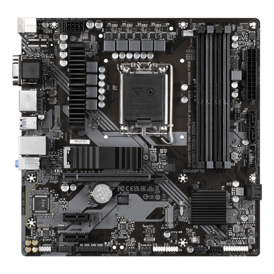 Mainboard|GIGABYTE|Intel B760 Express|LGA1700|Micro-ATX|Memory DDR4|Memory slots 4|2xPCI-Express 3.0 1x|1xPCI-Express 4.0 16x|2xM.2|1x15pin D-sub|1xHDMI|2xDisplayPort|2xUSB 2.0|3xUSB 3.2|1xUSB-C|1xPS/2|1xRJ45|3xAudio port|B760MDS3HDDR4 Mainboard|GIGABYTE|Intel B760 Express|LGA1700|Micro-ATX|Memory DDR4|Memory slots 4|2xPCI-Express 3.0 1x|1xPCI-Express 4.0 16x|2xM.2|1x15pin D-sub|1xHDMI|2xDisplayPort|2xUSB 2.0|3xUSB 3.2|1xUSB-C|1xPS/2|1xRJ45|3xAudio port|B760MDS3HDDR4