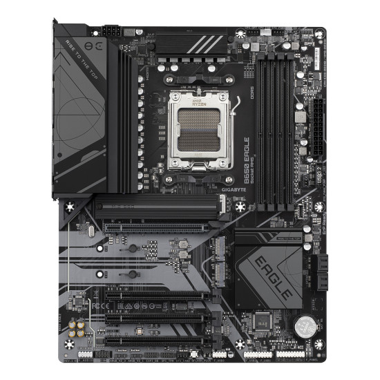 Mainboard|GIGABYTE|AMD B650|SAM5|ATX|Memory DDR5|Memory slots 4|1xPCI-Express 16x|3xPCI-Express 3.0 16x|3xM.2|1xHDMI|1xDisplayPort|1xAudio-In|1xAudio-Out|1xMicrophone|6xUSB 2.0|2xUSB 3.2|1xUSB-C|1xPS/2|1xRJ45|B650EAGLE Mainboard|GIGABYTE|AMD B650|SAM5|ATX|Memory DDR5|Memory slots 4|1xPCI-Express 16x|3xPCI-Express 3.0 16x|3xM.2|1xHDMI|1xDisplayPort|1xAudio-In|1xAudio-Out|1xMicrophone|6xUSB 2.0|2xUSB 3.2|1xUSB-C|1xPS/2|1xRJ45|B650EAGLE