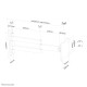 Neomounts FPMA-W830BLACK Monitor/TV mount wall 10-27" - full motion Neomounts FPMA-W830BLACK Monitor/TV mount wall 10-27" - full motion