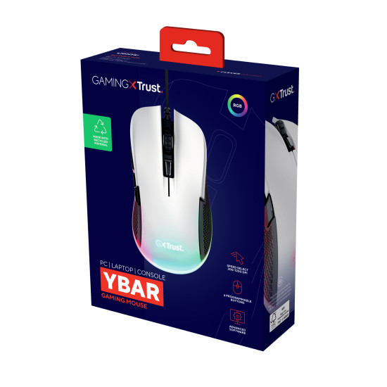 MOUSE USB OPTICAL ECO/GXT922W YBAR 24730 TRUST MOUSE USB OPTICAL ECO/GXT922W YBAR 24730 TRUST