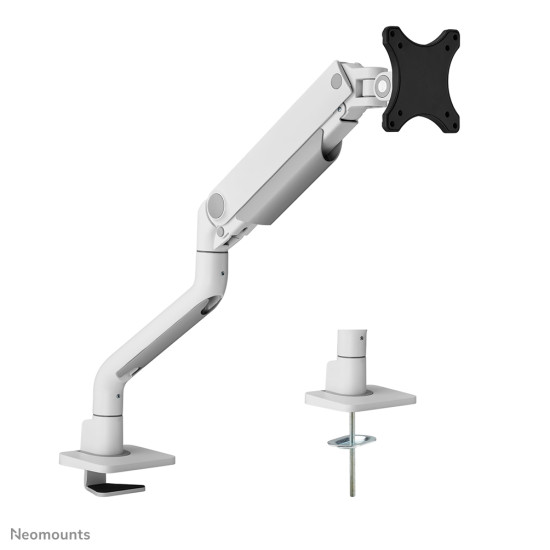 NEOMOUNTS SELECT DESK MOUNT, SINGLE DISPLAY (TOPFIX CLAMP &GROMMET) WHITE NEOMOUNTS SELECT DESK MOUNT, SINGLE DISPLAY (TOPFIX CLAMP &GROMMET) WHITE