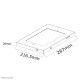 Neomounts IPAD2N-UN20BLACK Tablet wall mount 9.7" - lockable Neomounts IPAD2N-UN20BLACK Tablet wall mount 9.7" - lockable