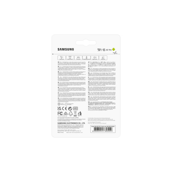 MEMORY MICRO SDXC PRO+ 512GB/W/ADAPT MB-MD512SA/EU SAMSUNG MEMORY MICRO SDXC PRO+ 512GB/W/ADAPT MB-MD512SA/EU SAMSUNG