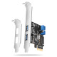 PCEU-232RS PCIe controller 2x ext. + 2x int. USB 5Gbps PCEU-232RS PCIe controller 2x ext. + 2x int. USB 5Gbps