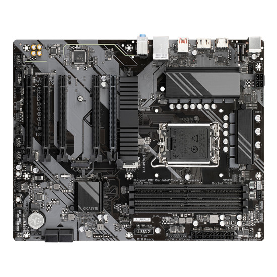 Mainboard|GIGABYTE|Intel B760 Express|LGA1700|ATX|Memory DDR5|Memory slots 4|4xPCI-Express 3.0 1x|1xPCI-Express 4.0 16x|2xM.2|1xHDMI|1xDisplayPort|4xUSB 2.0|1xUSB 3.2|1xUSB-C|1xPS/2|1xRJ45|3xAudio port|B760DS3H Mainboard|GIGABYTE|Intel B760 Express|LGA1700|ATX|Memory DDR5|Memory slots 4|4xPCI-Express 3.0 1x|1xPCI-Express 4.0 16x|2xM.2|1xHDMI|1xDisplayPort|4xUSB 2.0|1xUSB 3.2|1xUSB-C|1xPS/2|1xRJ45|3xAudio port|B760DS3H