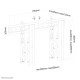 TV SET ACC WALL MOUNT BLACK/LED-VW1000BLACK NEOMOUNTS