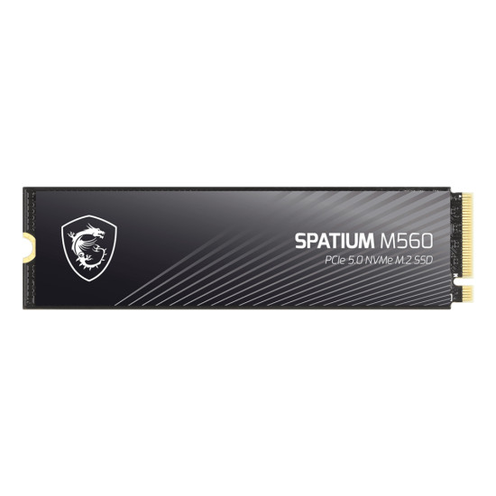 SSD|MSI|SPATIUM M560|1TB|M.2|PCIe Gen5|NVMe|3D NAND|Write speed 8400 MBytes/sec|Read speed 10200 MBytes/sec|TBW 600 TB|MTBF 1500000 hours|S78-440L0F0-P83 SSD|MSI|SPATIUM M560|1TB|M.2|PCIe Gen5|NVMe|3D NAND|Write speed 8400 MBytes/sec|Read speed 10200 MBytes/sec|TBW 600 TB|MTBF 1500000 hours|S78-440L0F0-P83