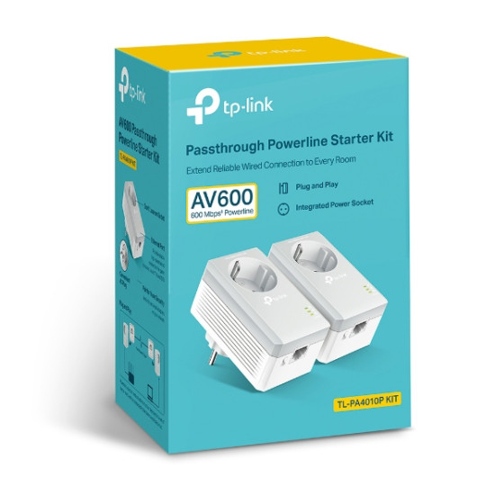 NET POWERLINE ADAPTER 500MBPS/TL-PA4010P KIT TP-LINK NET POWERLINE ADAPTER 500MBPS/TL-PA4010P KIT TP-LINK