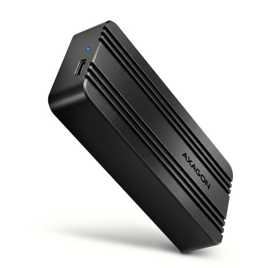 AXAGON EEM2-40G USB-C 40Gbps M.2 NVMe SSD Enclosure, ARMORED Aluminum