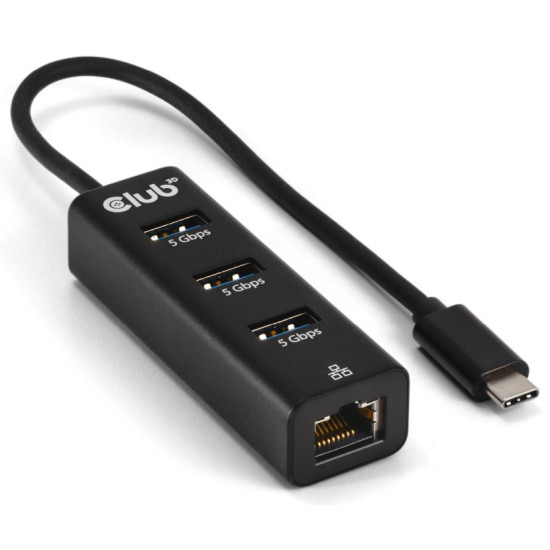 CLUB3D CSV-1549 interface hub USB Type-C 5000 Mbit/s Black CLUB3D CSV-1549 interface hub USB Type-C 5000 Mbit/s Black