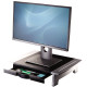 Fellowes Computer Monitor Stand with 5 Height Adjustments - Office Suites Monitor Riser with Storage Tray - Ergonomic Adjustable Monitor Stand for Computers - Max Weight 36KG/Max Size 28" - Graphite Fellowes Computer Monitor Stand with 5 Height Adjustments - Office Suites Monitor Riser with Storage Tray - Ergonomic Adjustable Monitor Stand for Computers - Max Weight 36KG/Max Size 28" - Graphite