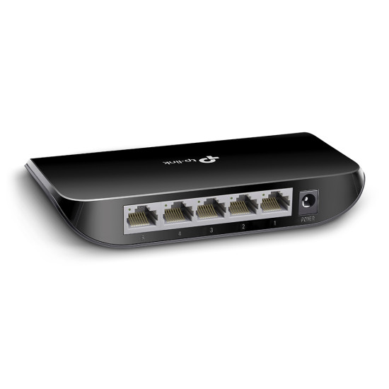 TP-Link TL-SG1005D network switch Unmanaged Gigabit Ethernet (10/100/1000) Black TP-Link TL-SG1005D network switch Unmanaged Gigabit Ethernet (10/100/1000) Black