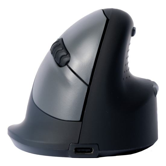 R-Go Tools Ergonomic mouse R-Go HE Break with break software, large (hand size ≥ 185 mm), right-handed, Bluetooth, black R-Go Tools Ergonomic mouse R-Go HE Break with break software, large (hand size ≥ 185 mm), right-handed, Bluetooth, black