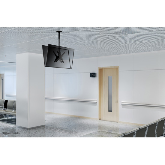 Neomounts FPMA-C340DBLACK Dual monitor/TV mount ceiling 32-75" - h 106-156 cm Neomounts FPMA-C340DBLACK Dual monitor/TV mount ceiling 32-75" - h 106-156 cm