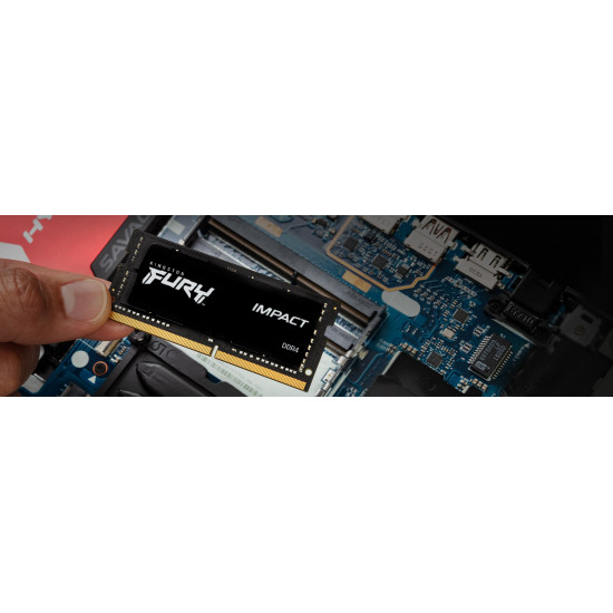 32GB 3200MT/s DDR4 CL20 SODIMM (Kit of 2) FURY Impact 32GB 3200MT/s DDR4 CL20 SODIMM (Kit of 2) FURY Impact