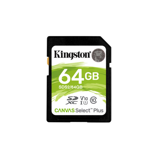 KINGSTON 64GB SDHC SELECT 100R CL 10 UHS-I