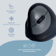 Ergonomic mouse R-Go HE Break with break software, medium (hand size 165-185 mm), left-handed, Bluetooth, black