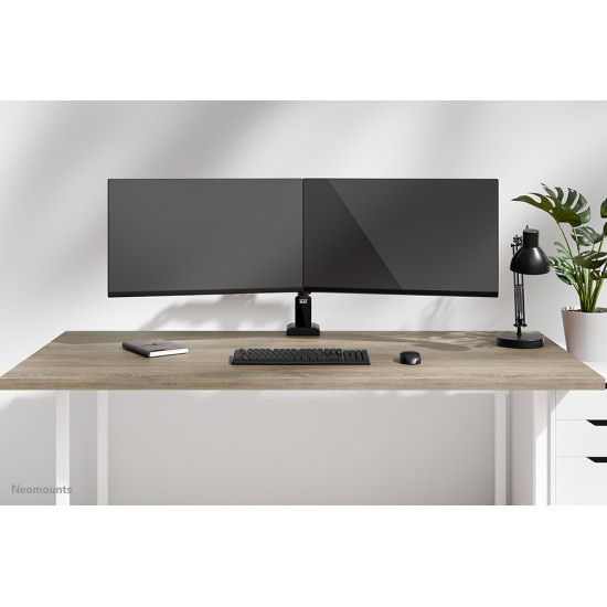 Neomounts DS60-600BL2 Monitor arm 10-32" - Quick-fix - 180°-stop