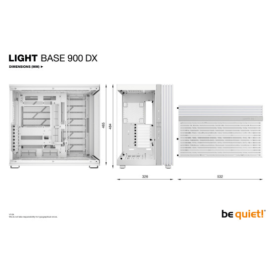 be quiet! LIGHT BASE 900 DX White Full Tower be quiet! LIGHT BASE 900 DX White Full Tower