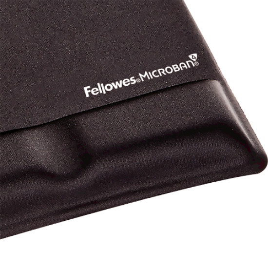 Fellowes Mouse Mat Wrist Support - Health-V Mouse Pad with Antibacterial Protection - Ergonomic Mouse Mat for Computer, Laptop, Home Office Use - Black Fellowes Mouse Mat Wrist Support - Health-V Mouse Pad with Antibacterial Protection - Ergonomic Mouse Mat for Computer, Laptop, Home Office Use - Black